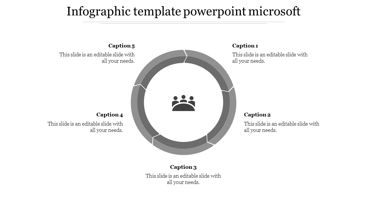 infographic template powerpoint microsoft-Gray